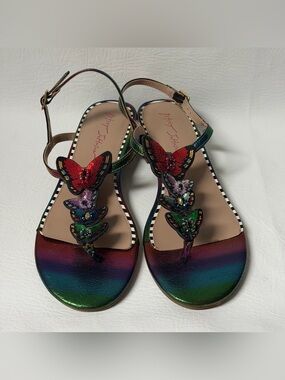 Betsey Johnson
Colorful Butterfly
Embellished Sandals
Jenna Sz 9M